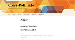 Desktop Screenshot of crosspollinatesolutions.com
